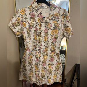 Never worn Amazing Lace Floral Romper!